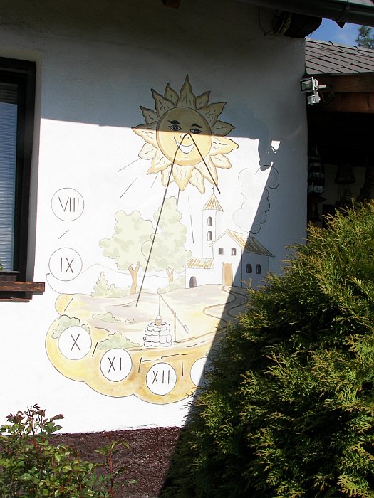 hodiny v obci Plavsko